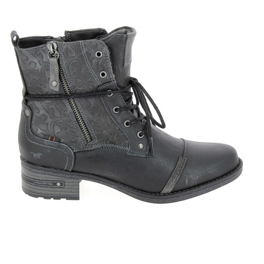 MUSTANG Boots 1229508 Noir