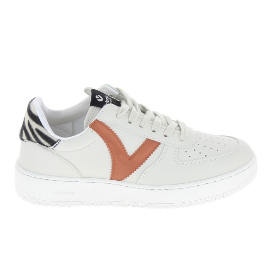 VICTORIA 1258218 Blanc Orange - Baskets Mode Sneakers Femmes | Sports-Loisirs