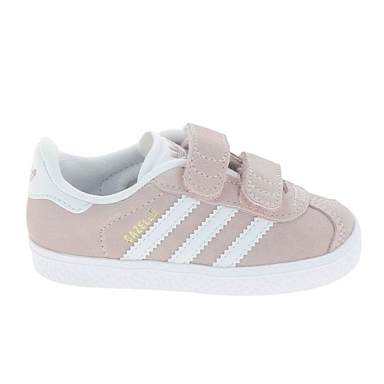 ADIDAS Gazelle CF BB Rose Blanc - Chaussures Bébé Sneakers Filles | Sports-Loisirs