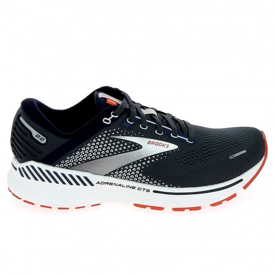 BROOKS Adrenaline GTS 22 Noir Rouge - Running Hommes | Sports-Loisirs