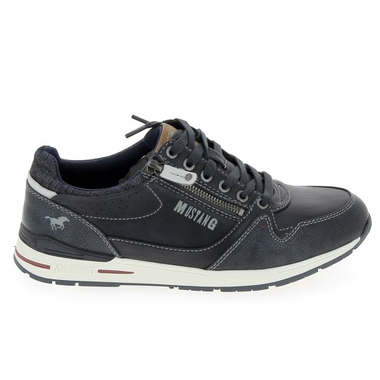 MUSTANG Sneaker 4154304 Marine - Chaussures de Ville Hommes | Sports-Loisirs