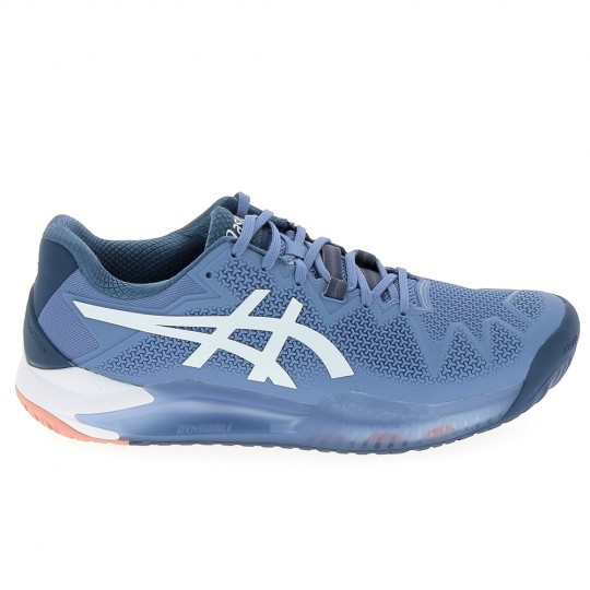 ASICS Resolution 8 Bleu Blanc