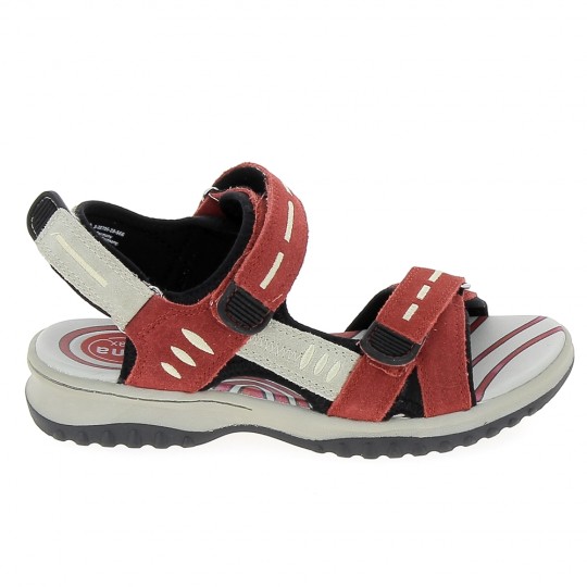 JANA Sandale 28706 Rouge - Sandales et Nu-pieds Femmes | Sports-Loisirs
