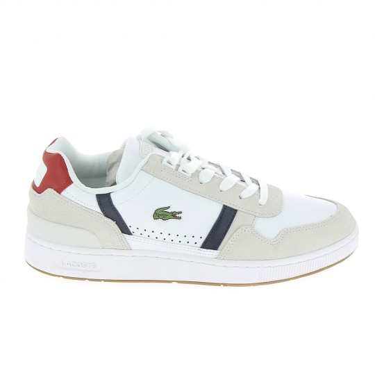 LACOSTE T Clip Blanc Bleu...