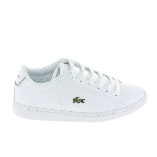 LACOSTE Carnaby C Blanc - Chaussures Cadet Sneakers Garçons | Sports-Loisirs