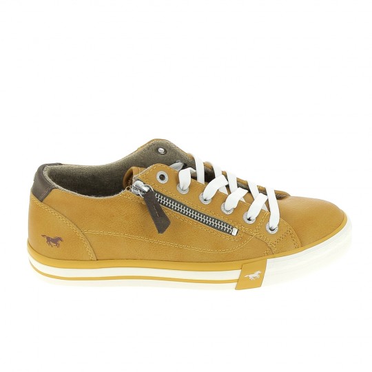 MUSTANG Sneaker 1146302 Ocre - Bottes Femmes | Sports-Loisirs