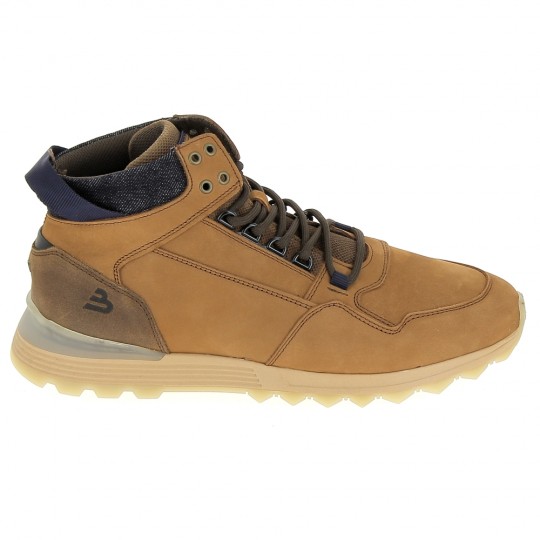 BULL BOXER Boots Mid 373P51 Tan - Bottines Hommes | Sports-Loisirs