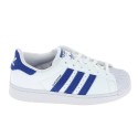 ADIDAS Superstar C Blanc Bleu.