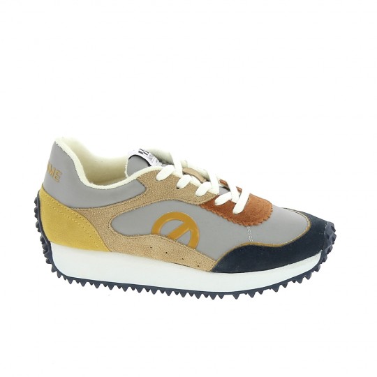 NO NAME Punky Jogger Gris Marine - Baskets Mode Sneakers Femmes | Sports-Loisirs