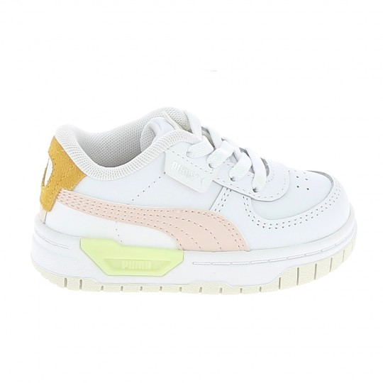 PUMA Cali Dream AC BB Blanc Rose - Chaussures Bébé Sneakers Filles | Sports-Loisirs