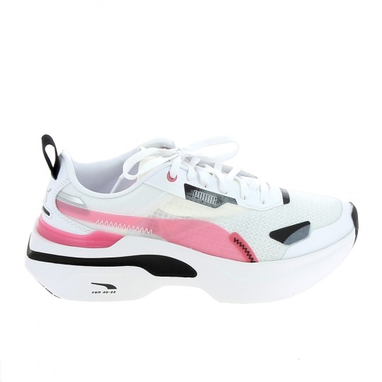 PUMA Kosmo Rider Blanc Rose - Baskets Mode Sneakers Femmes | Sports-Loisirs