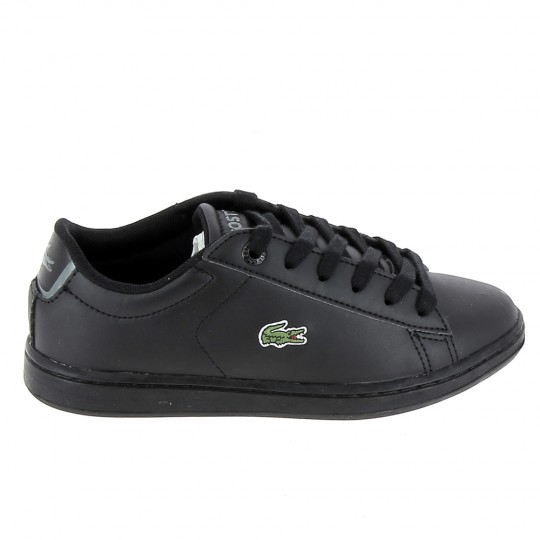 LACOSTE Carnaby Evo C Noir - Chaussures Cadet Sneakers Fille | Sports-Loisirs