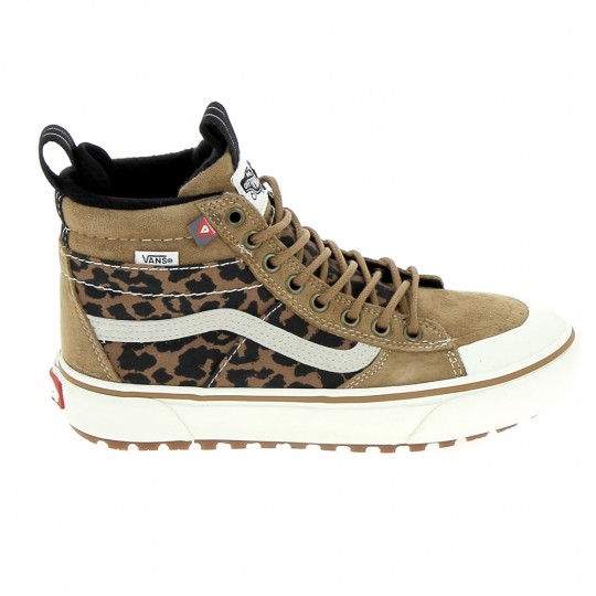 VANS SK8 Hi Chipmunk Orange Leopard - Baskets Mode Sneakers Femmes | Sports-Loisirs