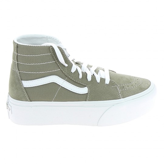 VANS SK8 Hi Plateform Beige - Baskets Mode Sneakers Femmes | Sports-Loisirs