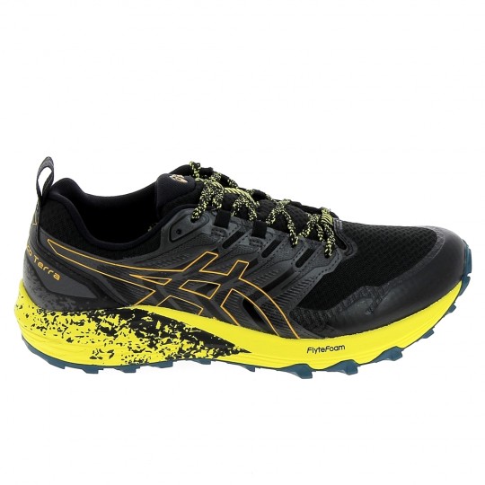 ASICS Gel Trabuco Terra Noir Jaune - Trail Hommes | Sports-Loisirs
