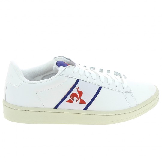 LE COQ SPORTIF Classic Soft Blanc Bleu - Baskets Mode Sneakers Hommes | Sports-Loisirs