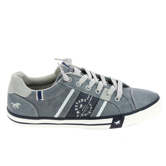 MUSTANG Sneaker 4072317 Bleu - Chaussures de Ville Hommes | Sports-Loisirs