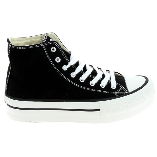 VICTORIA 1061101 Hi  Noir - Baskets Mode Sneakers Femmes | Sports-Loisirs