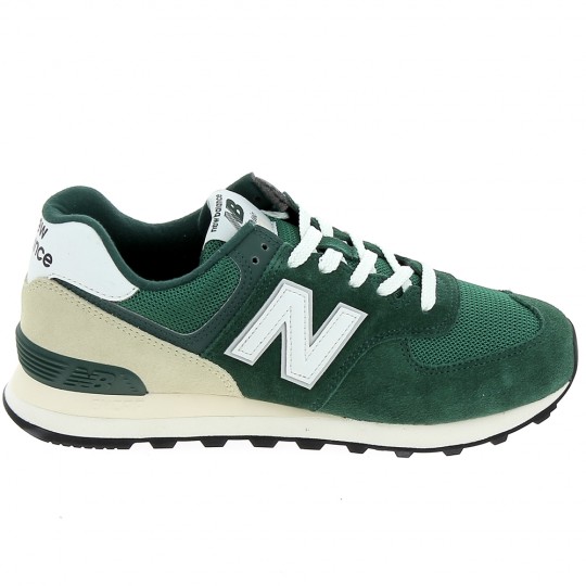 NEW Balance U574MU2 Vert Blanc - Baskets Mode Sneakers Hommes | Sports-Loisirs