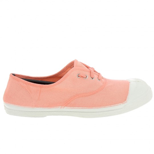 BENSIMON Toile Lacet New Rose - Chaussures de Ville Femmes | Sports-Loisirs