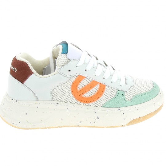 NO NAME Bridget Blanc Orange - Baskets Mode Sneakers Femmes | Sports-Loisirs