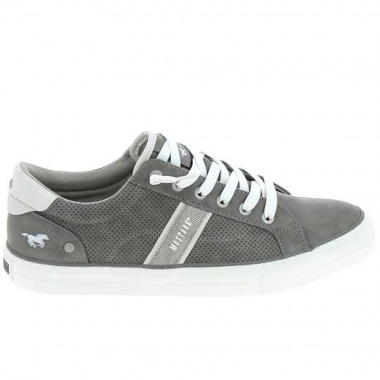 MUSTANG Sneaker 4180308 Gris - Chaussures de Ville Hommes | Sports-Loisirs