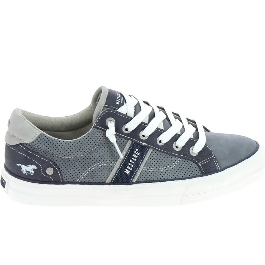 MUSTANG Sneaker 4180308 Bleu - Chaussures de Ville Hommes | Sports-Loisirs