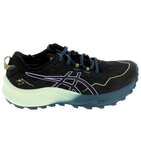 ASICS Gel Trabuco 11 Noir Vert - Trail Femmes | Sports-Loisirs