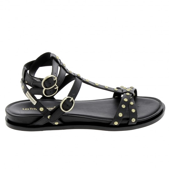LES TROPÉZIENNES Coolaly Noir - Sandales et Nu-pieds Femmes | Sports-Loisirs