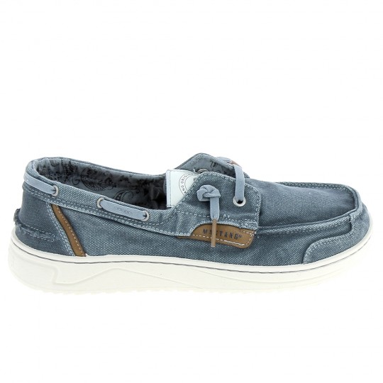 MUSTANG Mocassin 4191404 Bleu - Chaussures de Ville Hommes | Sports-Loisirs