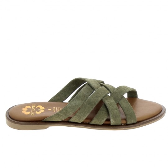 PORRONET Miro Kaki - Sandales et Nu-pieds Femmes | Sports-Loisirs