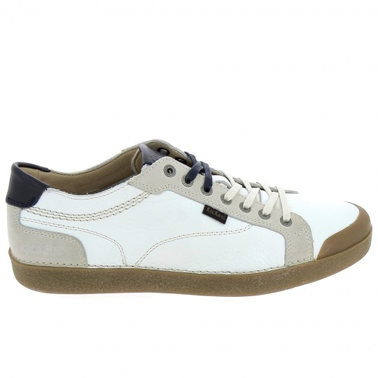 KICKERS Kick Tropik Blanc - Chaussures de Ville Hommes | Sports-Loisirs