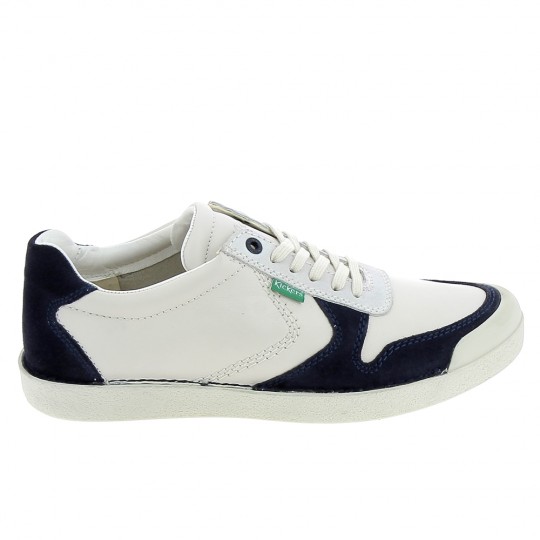 KICKERS Kick Trecky Blanc Marine - Chaussures de Ville Hommes | Sports-Loisirs