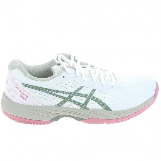 ASICS Gel Game 9 Padel Blanc Gris - Tennis et Multisports Femmes | Sports-Loisirs