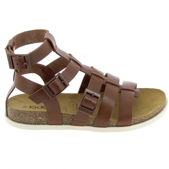 KICKERS Kick Alexa Marron - Sandales et Nu-pieds Femmes | Sports-Loisirs
