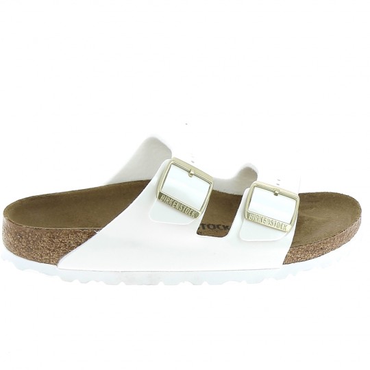 BIRKENSTOCK Arizona BF Blanc Vernis - Sandales et Nu-pieds Femmes | Sports-Loisirs