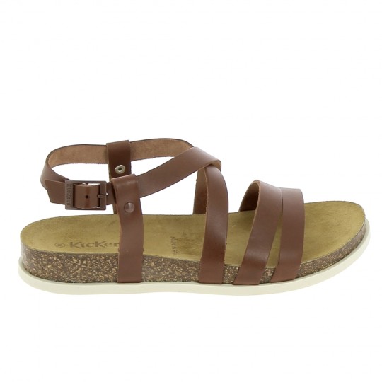 KICKERS Kick Alice Marron - Sandales et Nu-pieds Femmes | Sports-Loisirs