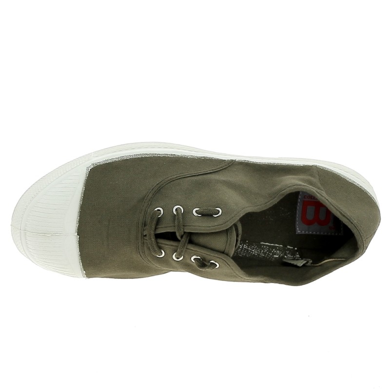 BENSIMON Toile Lacet Kaki