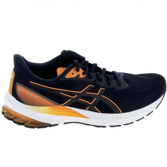 ASICS GT 1000 12 Noir Orange - Running Hommes | Sports-Loisirs