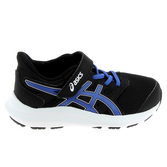 ASICS Jolt 4 PS C Noir Bleu - Chaussures Cadet SL Garçons | Sports-Loisirs