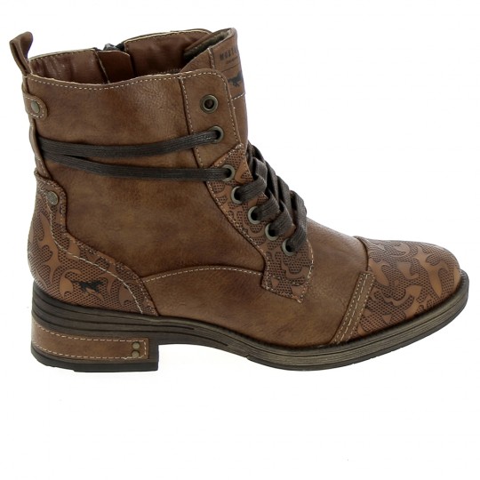 MUSTANG Boots 1293501 Marron - Bottines Femmes | Sports-Loisirs