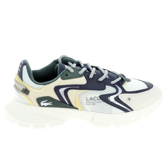 LACOSTE L003 Neo K Beige - Chaussures Junior Sneakers Garçons | Sports-Loisirs