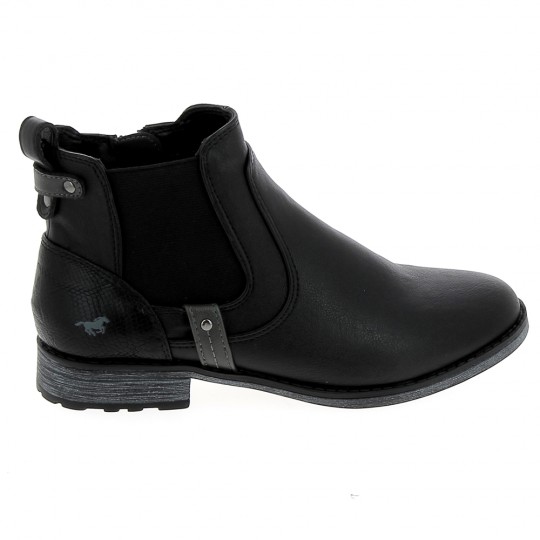 MUSTANG Boots 1265522 Noir - Bottines Femmes | Sports-Loisirs