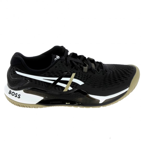 ASICS Gel Resolution 9 Noir Camel - Tennis et Multisports Hommes | Sports-Loisirs