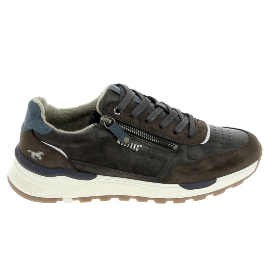 MUSTANG Sneaker 4186306 Brun - Baskets Mode Sneakers Hommes | Sports-Loisirs