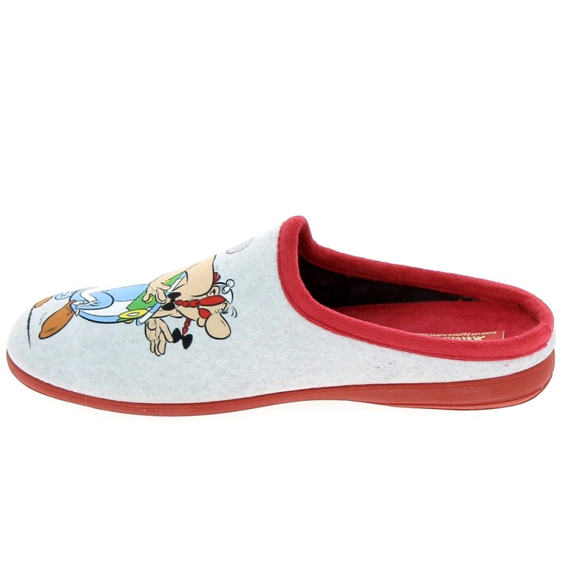 Achat chaussures La Maison de L'Espadrille Enfant Chausson Pantoufle, vente  Maison Espadrille ASTERIX - A10E - Rouge Bleu - Pantoufle enfant