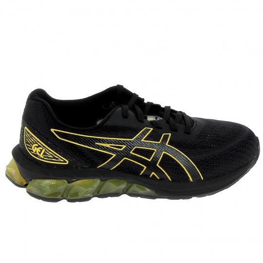 ASICS Gel Quantum 180 7 GS JR Noir Jaune - Chaussures Junior Sneakers Garçons | Sports-Loisirs