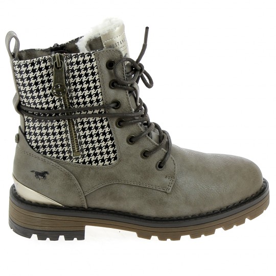 MUSTANG Boots 1472601 Gris - Bottines Femmes | Sports-Loisirs