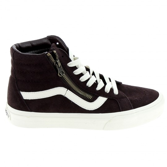 VANS SK8 Hi Relssue Zip Noir - Baskets Mode Sneakers Femmes | Sports-Loisirs