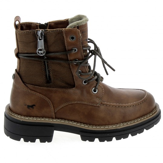 MUSTANG Boots 1437506 Cognac - Bottines Femmes | Sports-Loisirs